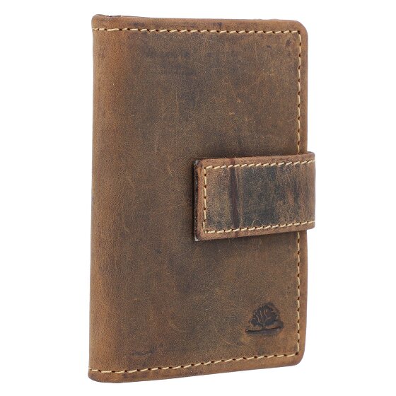 Greenburry Portafoglio vintage RFID in pelle 7 cm