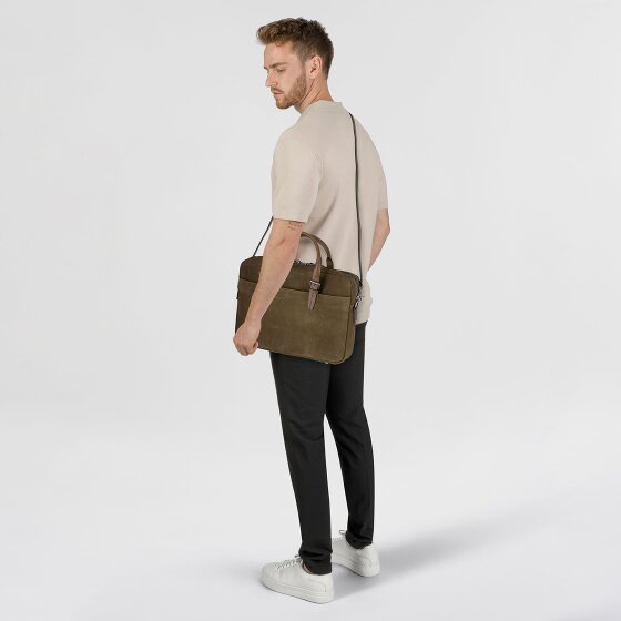 Castelijn & Beerens Nubuck Valigetta Pelle 41 cm Scomparto per laptop