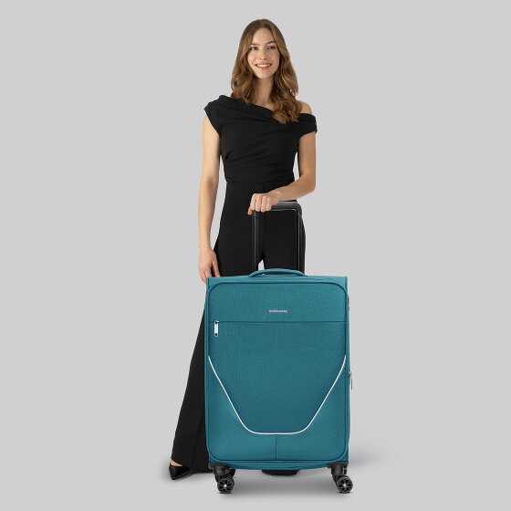 Stratic taska Trolley a 4 ruote M 65 cm con piega a espansione