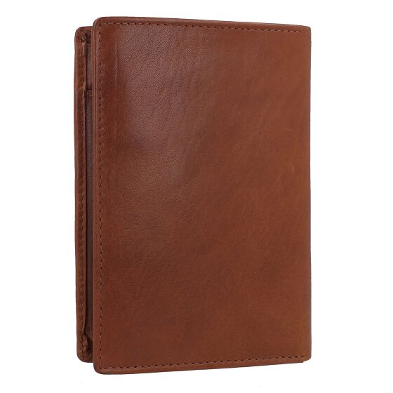 Greenburry Newport Portafoglio Protezione RFID Pelle 9 cm