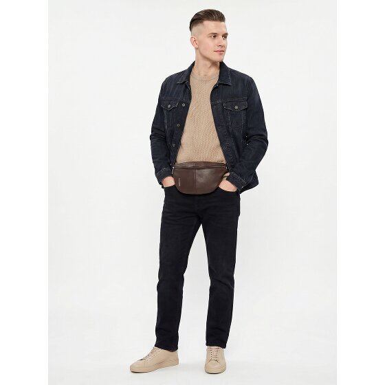 Mandarina Duck Mellow Leather Marsupio Vera Pelle 30 cm