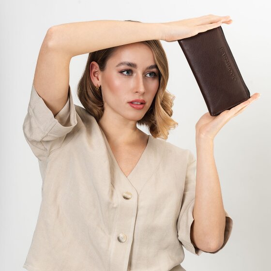 Farmhood Memphis Portafoglio Protezione RFID Pelle 19.5 cm