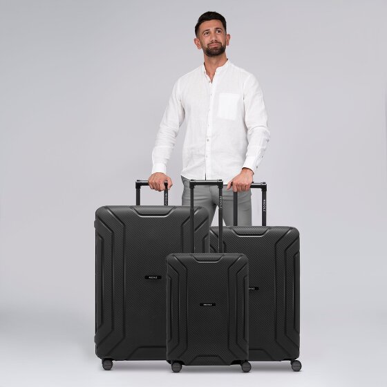 Redolz Set di valigie Essentials 15 a 4 ruote 3 pezzi con chiusura a tre punti