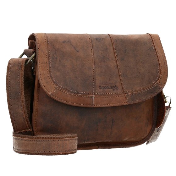 Greenland Nature Montenegro Borsa a tracolla in pelle 27 cm