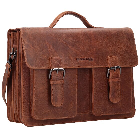 Greenland Nature Montana Cartella in pelle 40 cm