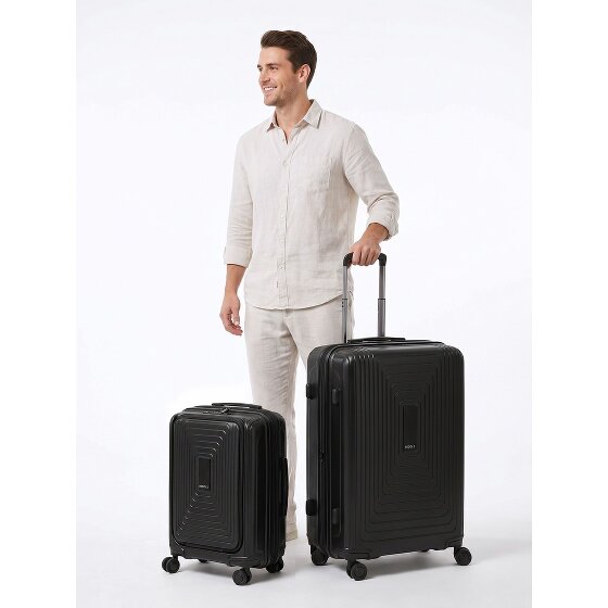 Redolz Set di valigie Essentials 14 a 4 ruote 2 pz. scomparto per laptop con piega elastica