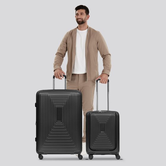 Redolz Set di valigie Essentials 14 a 4 ruote 2 pz. scomparto per laptop con piega elastica