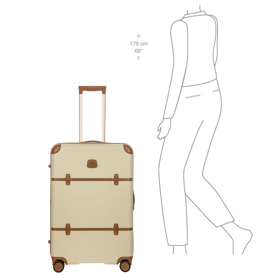 Bric's Bellagio 4 ruote Carrello 70.5 cm con piega di espansione