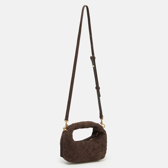 LES VISIONNAIRES Greta Micro weave Borsetta Pelle 20 cm