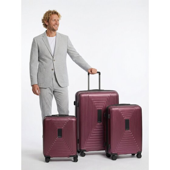 Redolz Essentials 14 4 ruote Set di valigie 3 pezzi con piega di espansione