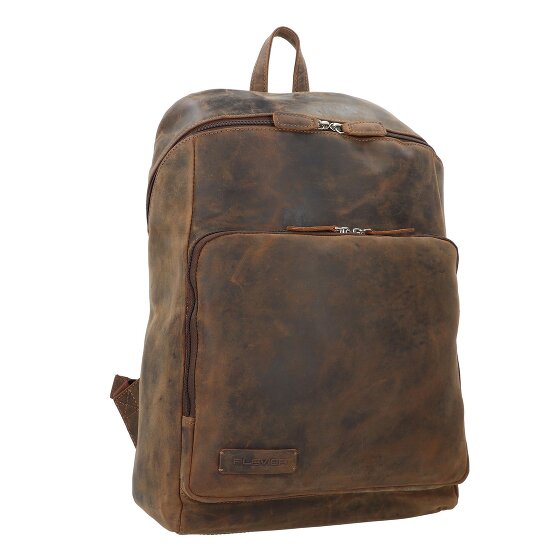 Plevier Hertz Zaino da giorno Pelle 45 cm Scomparto per laptop