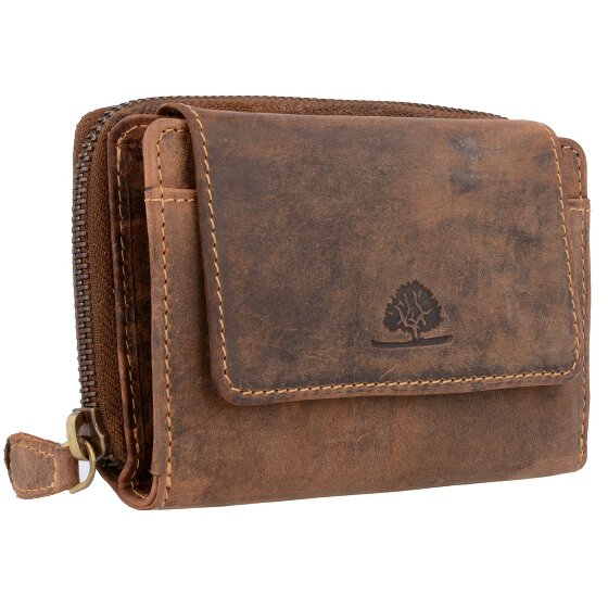 Greenburry Portafoglio vintage in pelle 13,5 cm