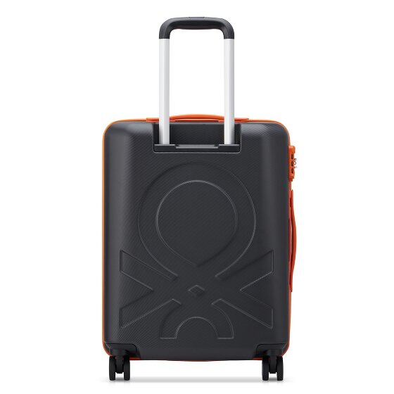 Delsey Paris x United Colors of Benetton Fabrica Carrello da cabina a 4 ruote 55 cm