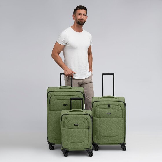 Redolz Essentials 12 THREE SET 4 ruote Set di valigie 3 pezzi espandibile