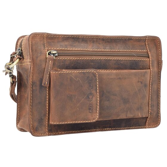 Greenburry Borsa da uomo vintage in pelle 22 cm