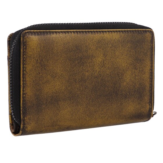Greenburry Destressed Portafoglio Protezione RFID Pelle 13.5 cm