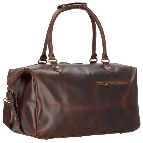 Buckle & Seam Borsa da viaggio Linwood in pelle 50 cm