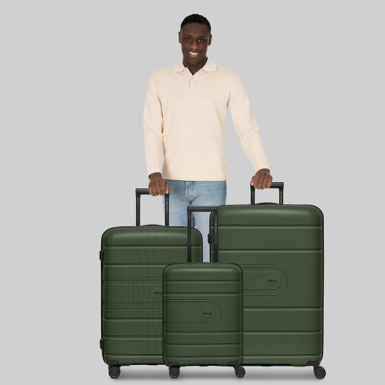 Redolz Essentials 11 4 ruote Set di valigie 3 pezzi con piega di espansione