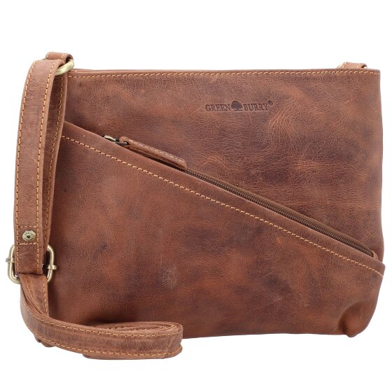 Greenburry Borsa a tracolla vintage in pelle 25 cm