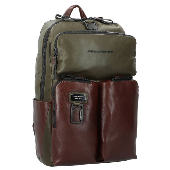 Piquadro Harper Zaino in pelle 48 cm Scomparto per computer portatile