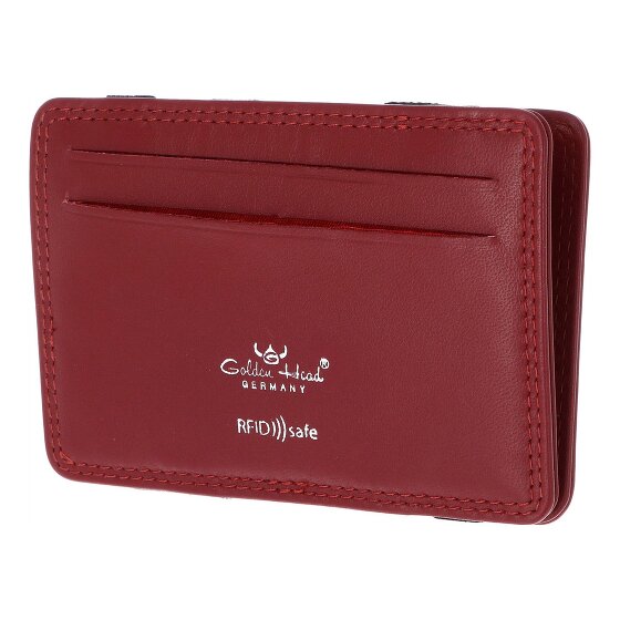 Golden Head Polo Custodia per carta di credito Protezione RFID Vera Pelle 7.5 cm