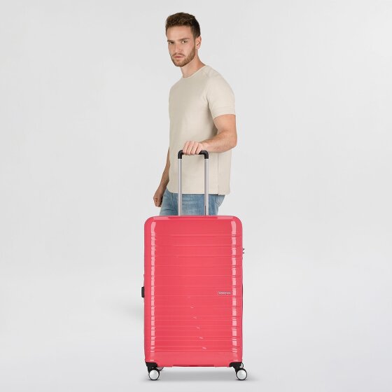 American Tourister Flashline Pop 4 ruote Carrello XL 78 cm con piega di espansione