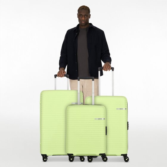 American Tourister Liftoff 4 ruote Set di valigie 3 pezzi con piega di espansione