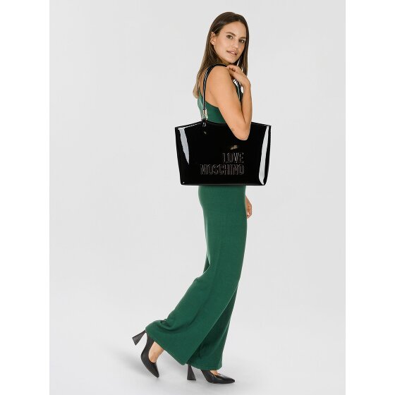 Love Moschino Enameled Logo Borsa shopper 35 cm
