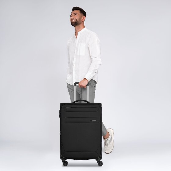 Worldpack Chicago 4 ruote Carrello M 67 cm con piega di espansione