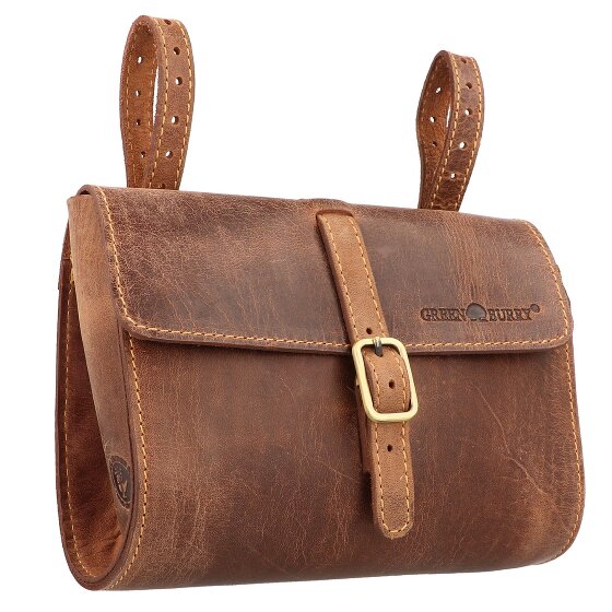 Greenburry Borsa da bicicletta vintage XL in pelle 20 cm