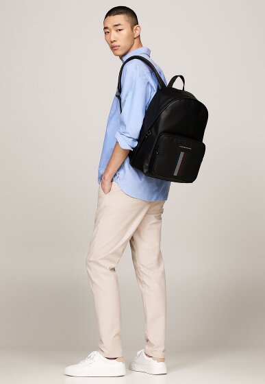 Tommy Hilfiger TH Foundation Zaino da giorno 45 cm Scomparto per laptop