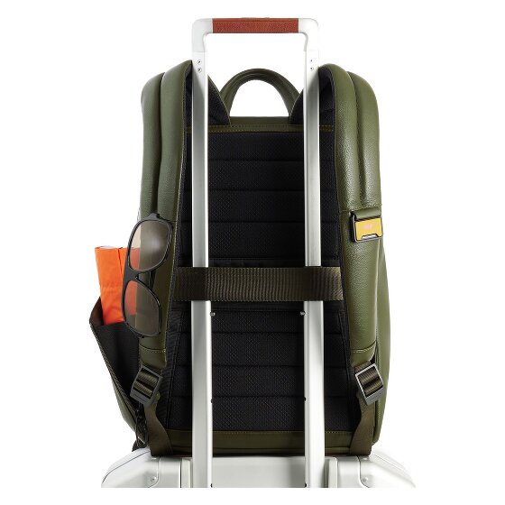 Piquadro Russell Zaino da lavoro Protezione RFID Pelle 42 cm Scomparto per laptop