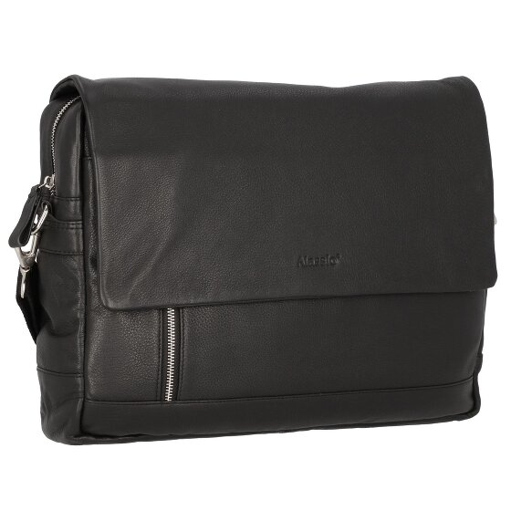 Alassio Cartella Messenger Vera Pelle 38 cm Vano porta PC