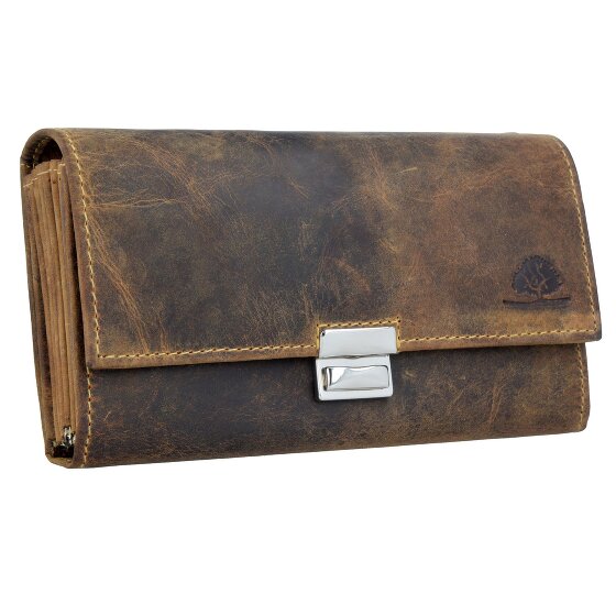 Greenburry Portafoglio vintage in pelle 17 cm