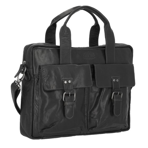 Pride and Soul Cartella in pelle con scomparto per laptop da 40 cm