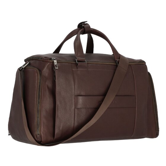 Piquadro Carl borsa da viaggio in pelle 51 cm scomparto per laptop