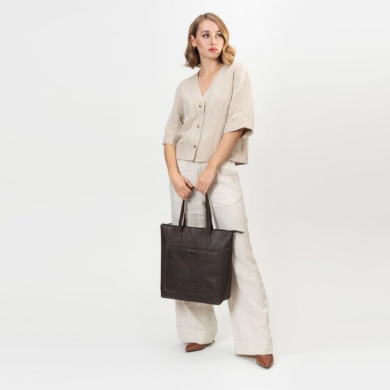 Farmhood Nashville XL Borsa shopper in pelle 35 cm