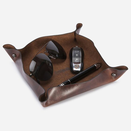 Jekyll & Hide Portamatite Oxford Vassoio in pelle 17 cm