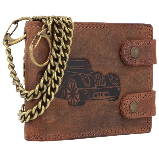 Greenland Nature Montenegro Portafoglio RFID in pelle 12 cm