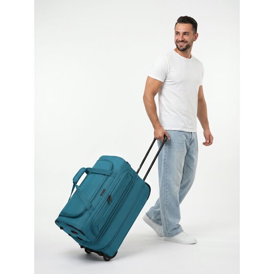 Redolz Duffle Essentials Borsa da viaggio a 2 ruote 55 cm M con patta di espansione