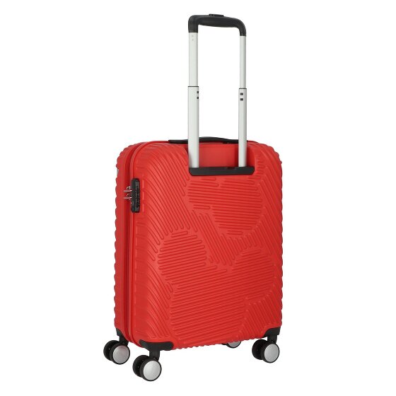 American Tourister Mickey Clouds 4 ruote Carrello della cabina 55 cm con piega di espansione