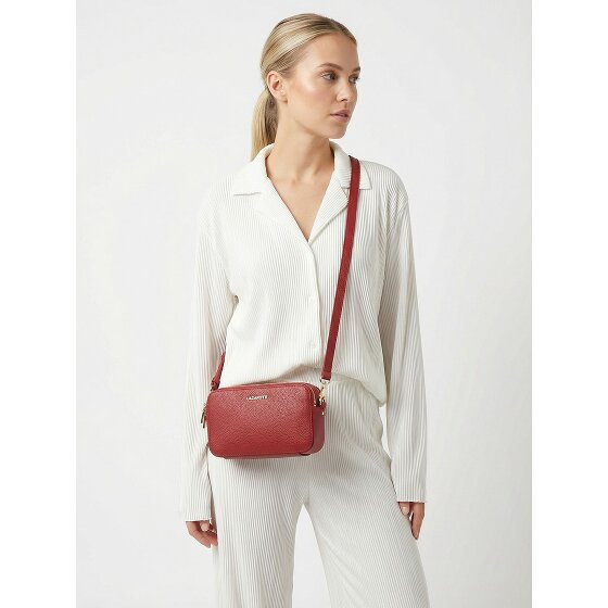 Lazarotti Borsa a tracolla in pelle Bologna Camera-Bag in pelle con doppia cerniera, 18 cm