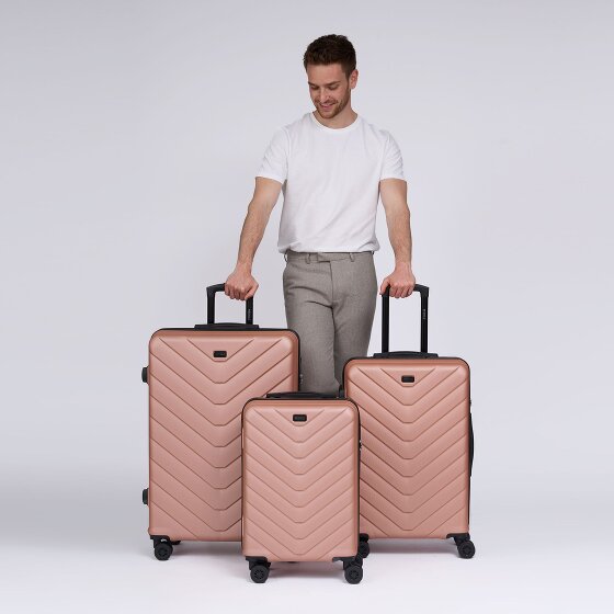 Redolz Essentials 07 3-SET 4 ruote Set di valigie 3 pezzi