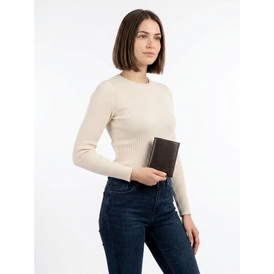 oxmox Leather Portafoglio Protezione RFID Vera Pelle 10 cm