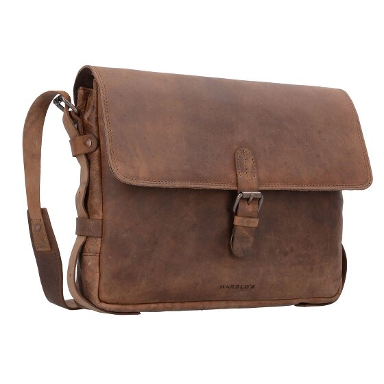 Harold's Messenger antico in pelle 35 cm
