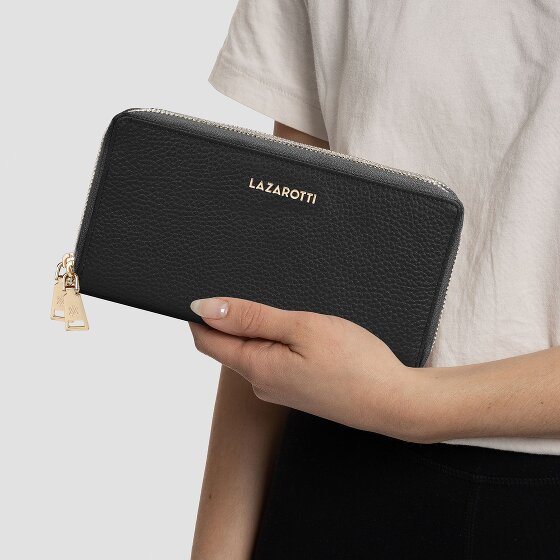 Lazarotti Bologna Leather Portafoglio Protezione RFID Pelle 20 cm