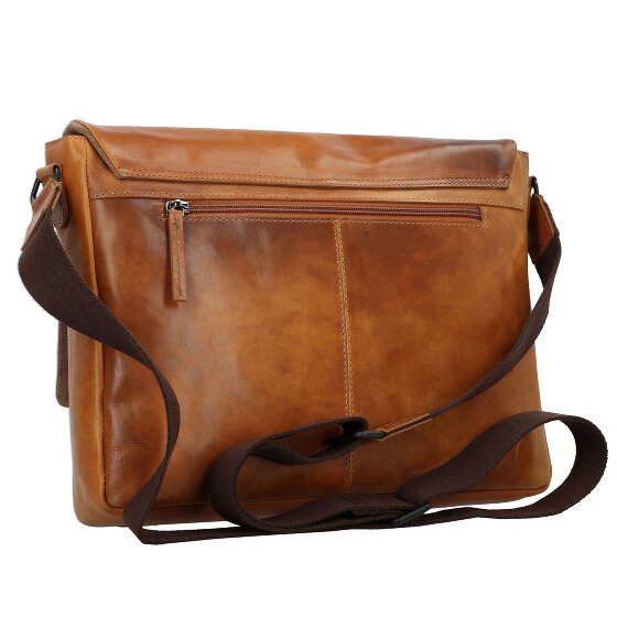 Greenburry Newport Messaggero Vera Pelle 35 cm