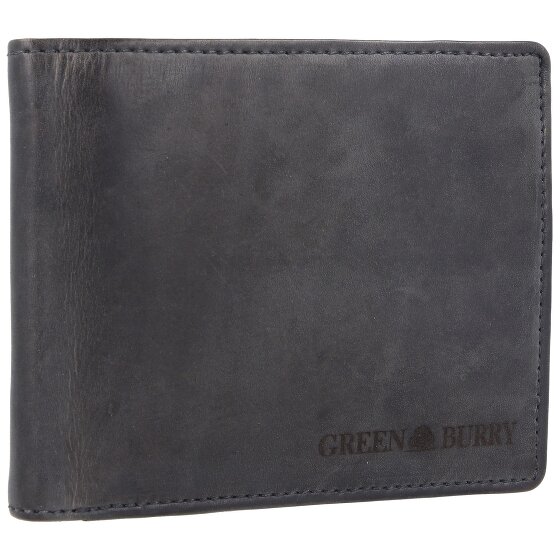 Greenburry Portafoglio in pelle lavata vintage 13 cm