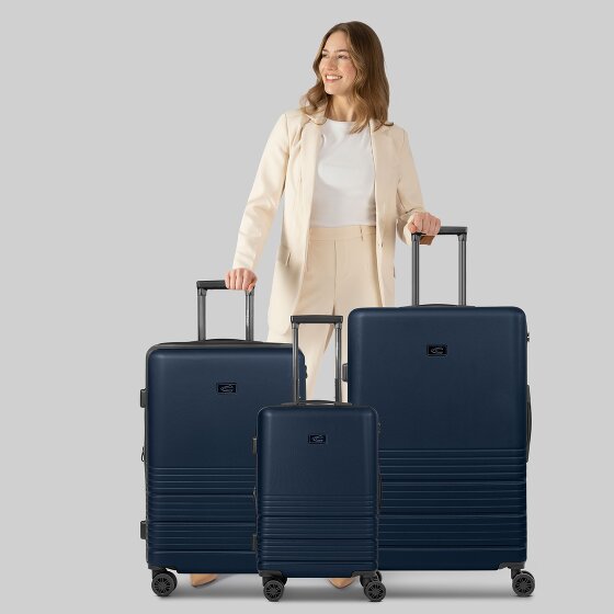 camel active Hanoi 4 ruote Set di valigie 3 pezzi con piega di espansione