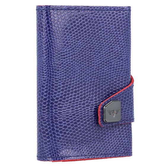 Tru Virtu Custodia per carte di credito RFID in pelle 6,5 cm